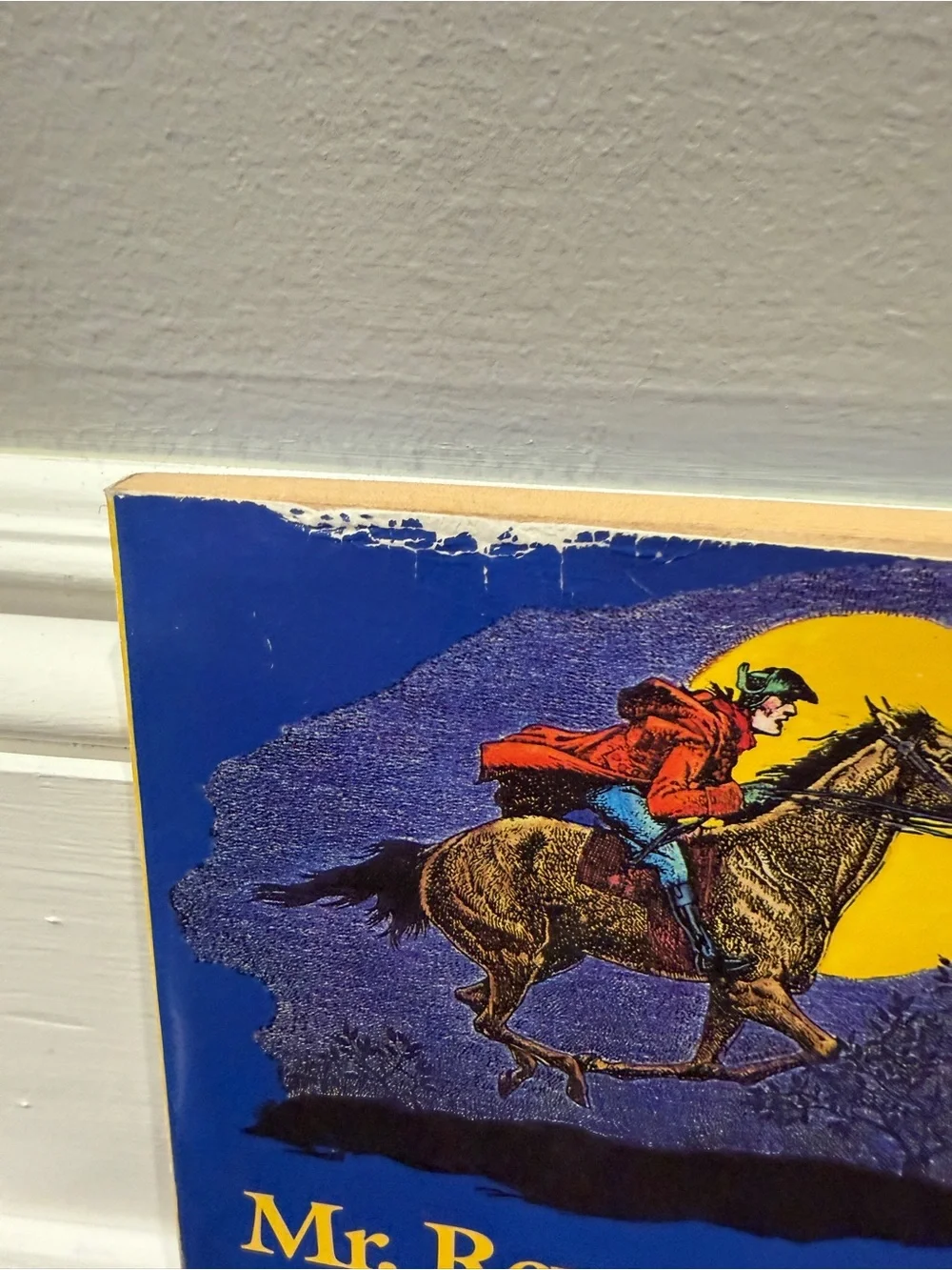VINTAGE 1981 Mr. Revere and I Robert Lawson Blue Paperback Edition Paul Revere